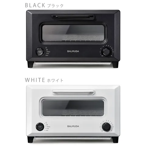 발뮤다 리베이커 KTT01JP ReBaker 토스터 오븐 튀김 데움 소형 식빵 신형 소형, 정상배송 + 화이트