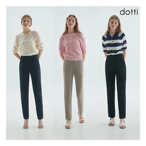 [도티] 24SS 여성 4WAY 스트레치 팬츠 3종 (PWSW), 사이즈:55, 상세 설명 참조