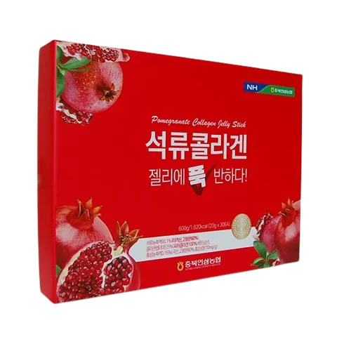 터키산 석류콜라겐젤리 30개 갱년기 빨강석류농축액 콜라겐함유, 600g, 1개