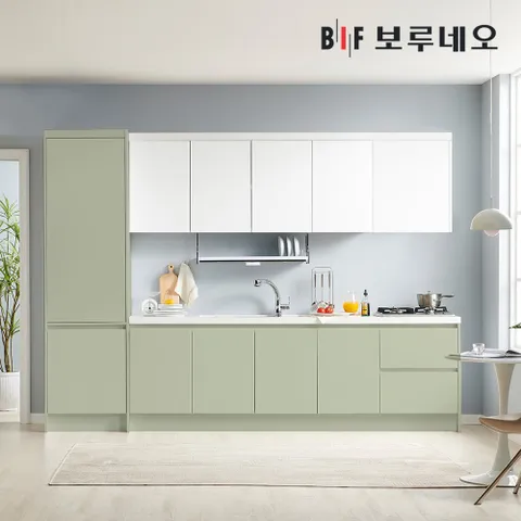 보루네오 키친 에일라 ㅡ자형 싱크대 주방 부엌 수납 인테리어 리모델링 교체