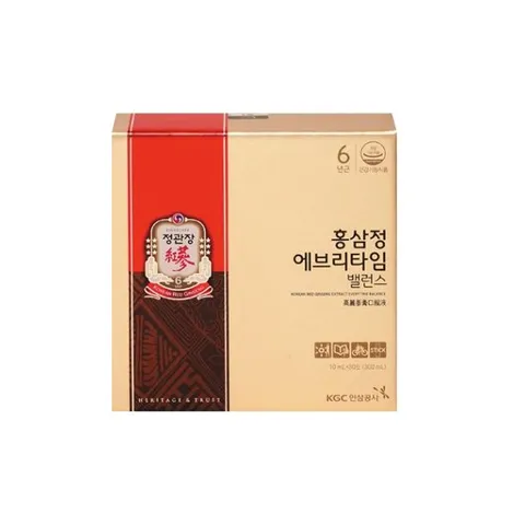 정관장 홍삼정 에브리타임 밸런스 30포 x 4박스, 300ml, 4개