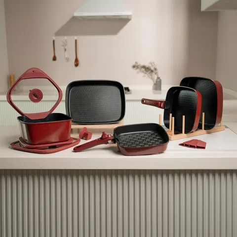 보오글 프리미엄 쿡웨어 [13종 A], 벨벳 버건디