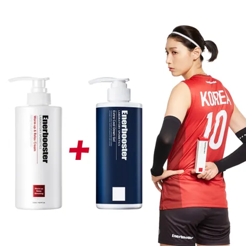 에너부스터 김연경 발열 리커버리크림 박찬호+쿨링젤 대용량세트, 80ml, 1개