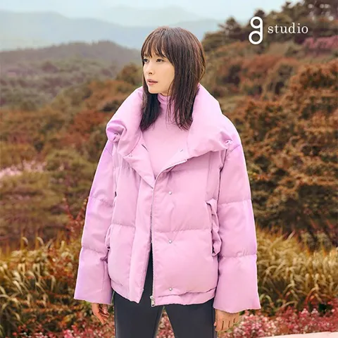 지스튜디오 24FW 캐시미어 100 골지니트, 모카, 66