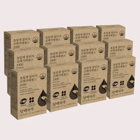 담백하루 초임계 알티지 오메가3 에센스 1000 1개월