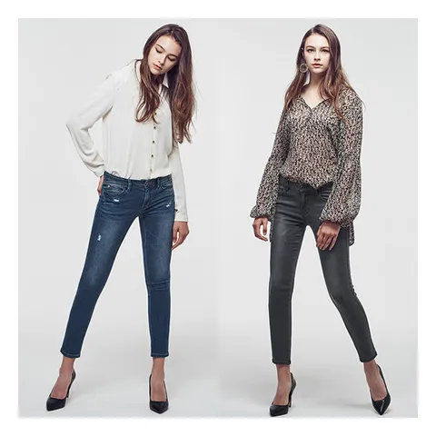 [가바(진유니)] 가바 울트라 소프트 터치핏 데님 여성 2종, 의류(44-99):..., 상세 설명 참조