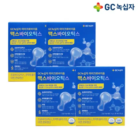 GC녹십자 맥스바이오틱스 4g x 30포 x4개, 120g, 4개