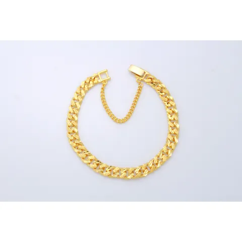 24k 순금팔찌 팔각 컷팅 체인 팔찌 10돈 37.5g, 17.5cm+여유