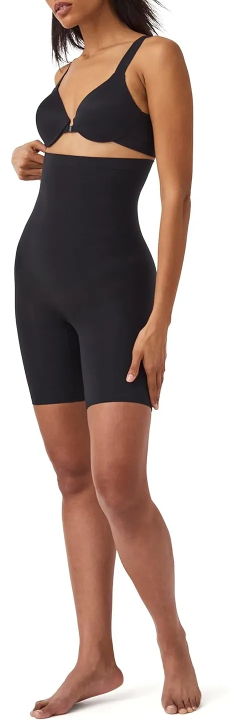 스팽스 SPANX 바디쉐이퍼 보정 뱃살 보정 심리스 하이 파워 숏 블랙 1팩