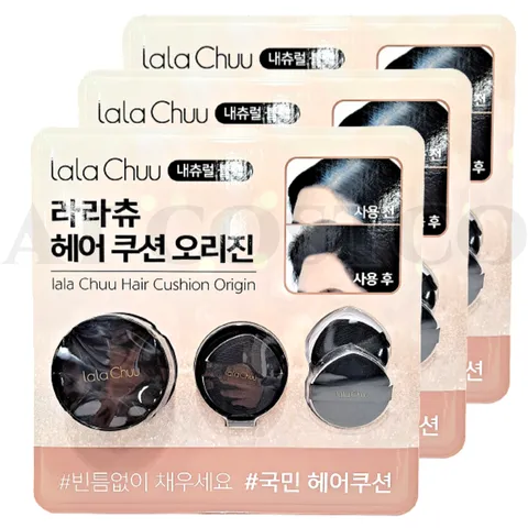 라라츄 헤어쿠션 본품 9G+리필 9G+퍼프2개 코스트코 헤어라인 쉐도우 X 3세트, 1개
