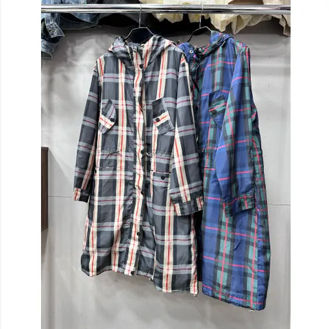 2color 체크롱바람막이자켓 40506070대 중년여성자켓 중년여성바람막이 간절기아우터 봄자켓 간절기옷 미시의류 엄마옷 엄마선물 엄마점퍼, 네이비, Free