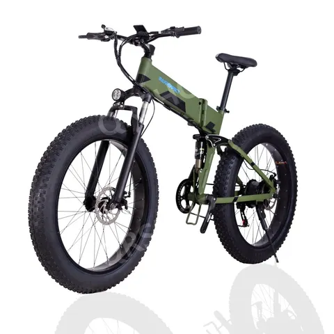 전기 팻바이크 산악 자전거 26인치 MTB 리튬 접이식 자전거 배달