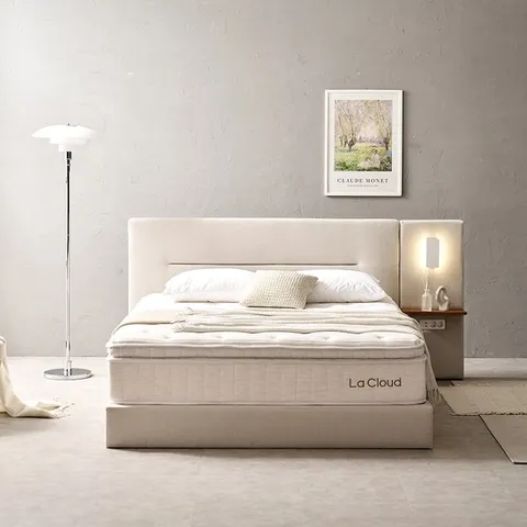 [라클라우드 (가구)] 라르테 호텔식 투매트리스 침대 풀패키지[킹K], 그레이, 상세 설명 참조