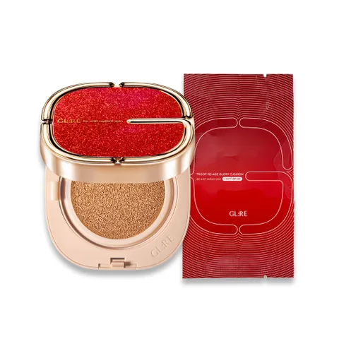 지엘리 시즌4 트루프 리에이지 글로리 쿠션 팩트 2024 S4 본품+리필, 레드 21호, 1개