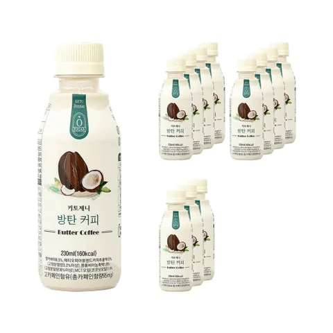 키토제니 방탄커피, 230ml, 12개