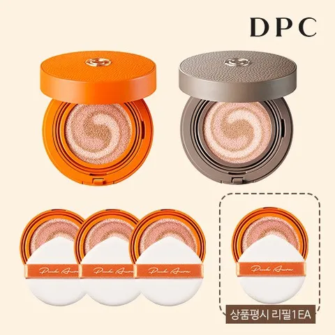 [2/기본패키지]DPC 최신상 핑크 물광쿠션 본품2+리필3, 23호, 1개