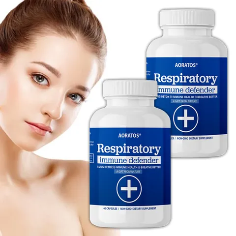 respiratory 1 000mg 호흡기 기관지 복합식품 레스피레토리 이뮨 미국 직구 폐 건강 영양제 어버이날 부모님 선물, 60정, 2개