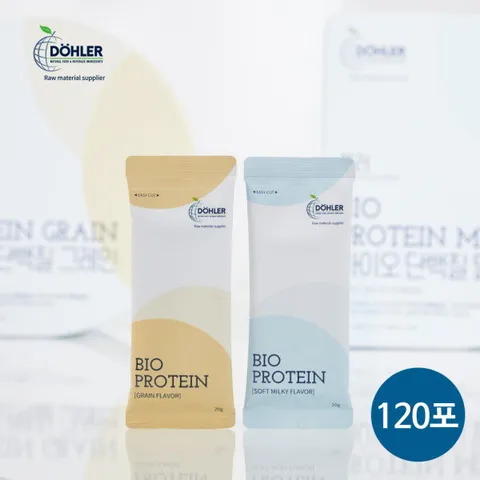 [돌러] [120포/OneTV] 바이오 단백질 (소프트밀키맛 60포+그레인 맛 60포) + 보, 1.2kg
