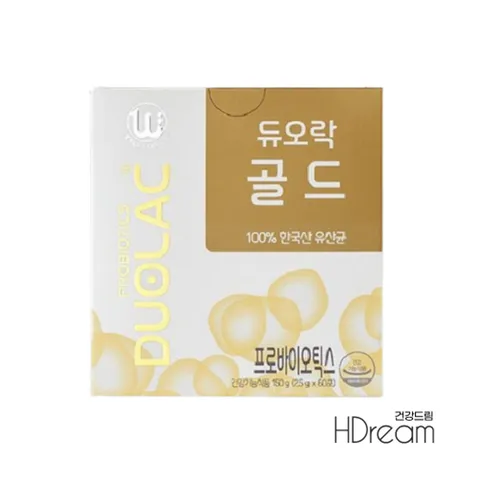 듀오락 골드 유산균 장건강 프로바이오틱스 부모님 선물 온가족 HD 베스트 한국산 듀오락유산균, 150g, 1개