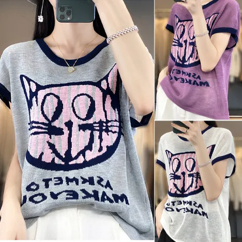 여성 니트 여자 봄 가을 나염 레터링 린넨티 린넨 마 인견티 인견 라운드 여름 티셔츠 라운드넥 반팔 반팔티 반팔티셔츠 린넨반팔티 캡소매 여름티 라운드티 라운드넥 니트티 니트반팔티