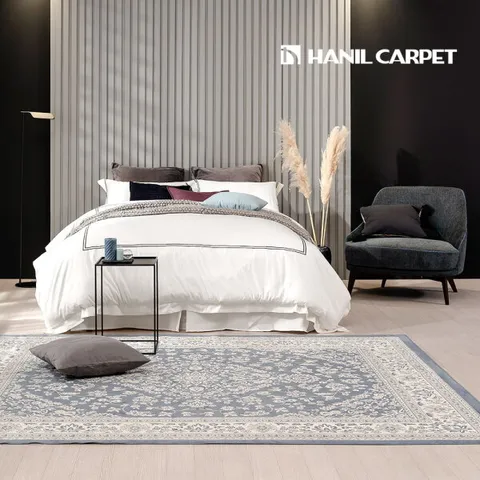 [한일카페트] ★★ 벨기에 직수입 자카드 페르시안 러그 카페트 160X230, 색상:페르시안 그레..., 상세 설명 참조