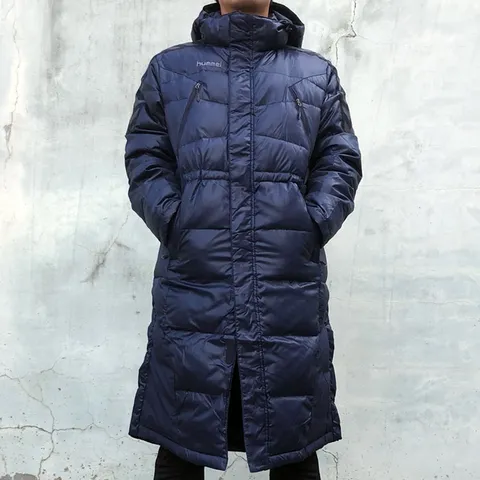 험멜 롱패딩 남자 패딩 벤치코트 HM-6979, 95(L), 네이비