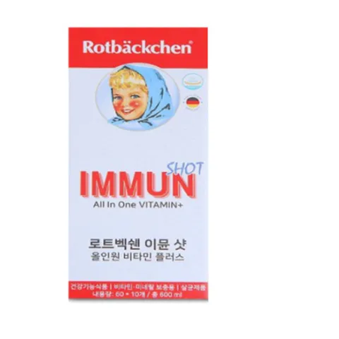 식약처 인정 인증 멀티 기능성 액상비타민 독일 로트벡쉔이뮨샷 로트벡쉔 로트백쉰 이문샷 피로 회복 고함량 액상 40대 50대 60대 종합비타민 건강 기능 식품, 1개