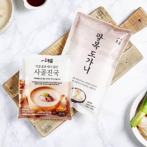 팔복 도가니탕 A B세트 (진국15팩+도가니4팩), 도가니 A세트 (진...