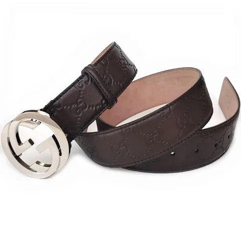 구찌 시그니처 G버클 씨마벨트 114984 AA61N 2019 초콜릿, 초콜릿, 85