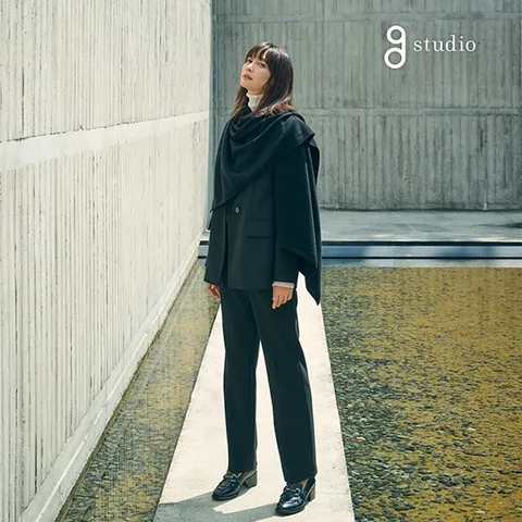 지스튜디오 24FW 스트레이트 팬츠, 66, 차콜