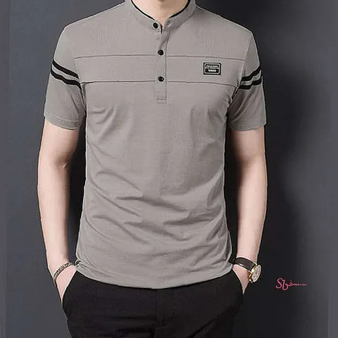 골프반팔티 젊은 골프복 골프티 남성 남자 티셔츠 스트라이프 쿨티셔츠 카라 면티 20대 웨어ghi227, 상품선택, SBD_그레이 11...