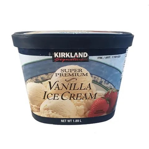 코스트코 커클랜드 바닐라 아이스크림 1.89L (아이스박스+드라이아이스 포장 발송), 1.89L, 1개