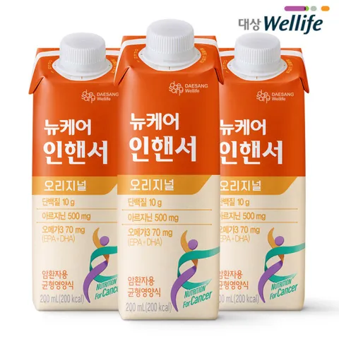뉴케어 인핸서 오메가 200mlx10팩 균형영양식, 200ml, 10개