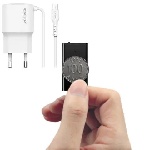 소형녹음기 초소형녹음기 16GB 보이스레코더 장시간 미니 휴대용 회의 녹음, 초소형 녹음기+충전...