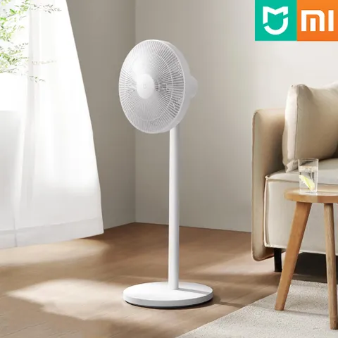 샤오미 미지아 스마트 선풍기 1X 스탠드식 DIY자연충 100단 풍속조절 140도 초광각 송풍 저소음 미홈APP연동, 1X