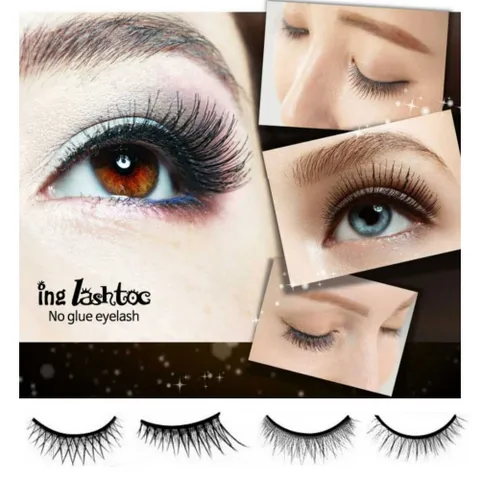 래쉬톡 원터치 3초 속눈썹 접착제 필요없는 인조속눈썹 1쌍, 1개, 섹시 걸