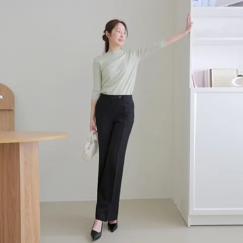 [최초가 89 900원]탈리아 부츠컷 슬랙스 팬츠 3종세트, 브릭+베이지+블랙, 44