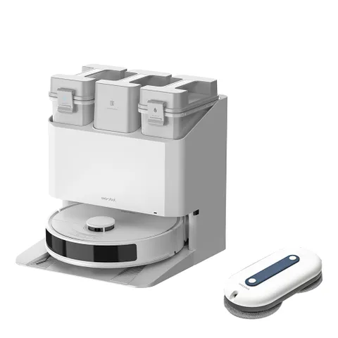 에브리봇 올인원 로봇청소기 + 엣지윈도우2 창문로봇청소기 Q7 + WS400, 화이트, Q7(청소기), W...
