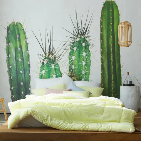 조현디자인 순면 워싱 마카롱 광목 풀베딩 세트, 레몬에이드, 퀸, 이불 1장+베개커버...