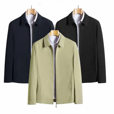 남성가을점퍼 사무실 아빠 자켓 블루종 출근룩 집업, 네이비 95