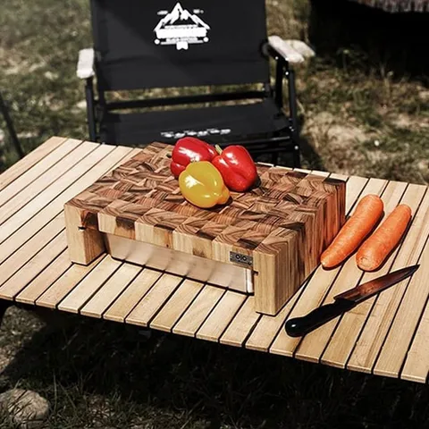 오아이씨 엔드그레이 캄포 트레이도마 소 33.5 x 23.7 x 9cm밧드도마 캄포도마 원목도마 캠핑도마, 소형, 엔드그레이, 1개