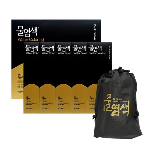 씨드비 수작 물염색 저자극 셀프 새치 염색약 오윤아 허수경 홈쇼핑 시드비 씨비드