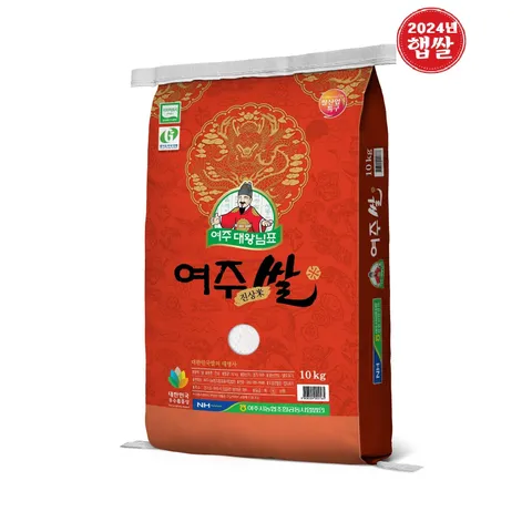 [농협] 2024년 햅쌀 대왕님표 여주쌀 진상미 10kg, 1개