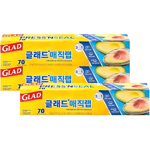 글래드 매직랩 일반형, 30cm x 21...., 21.6m, 3개