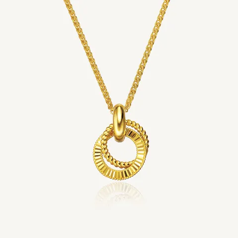 수앤진골드 오르비스 목걸이 24K 순금 18.75g 5돈목걸이 5돈여자목걸이, 42cm(기본)