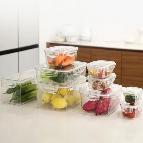 NF LOCK 엔에프락 밀폐용기 트라이탄 시그니처 세트 직사각3종+정사각2종