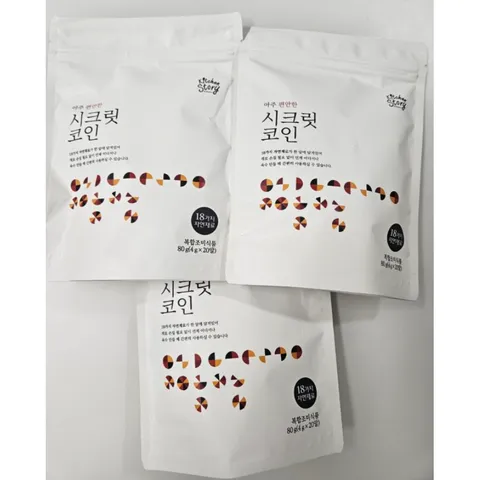 시크릿코인 코인육수 편안한 3팩 육수 한알 자연 백년 고체 명장 코인 고체육수, 80g, 3개