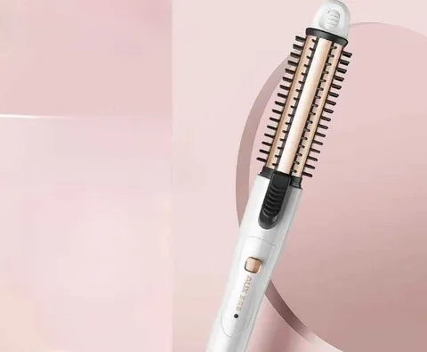 드리미 데코 오토롤링고데기 차홍 볼륨 셀프 브러쉬 고데기