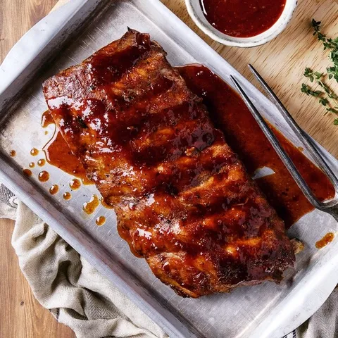 [KT알파쇼핑][케이쿡] 매콤바베큐 폭립 400g × 2팩