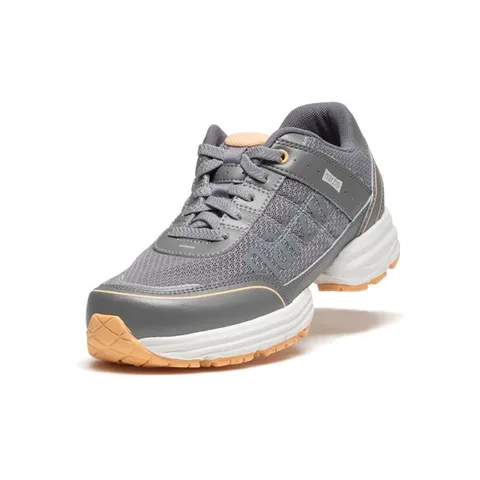 [나르지오 워킹화 ] 올레 로고 그레이 남성 운동화 런닝화 미끄럼방지화 분리형바닥 기능성신발 무릎이 편한신발 가벼운신발, 285, 그레이